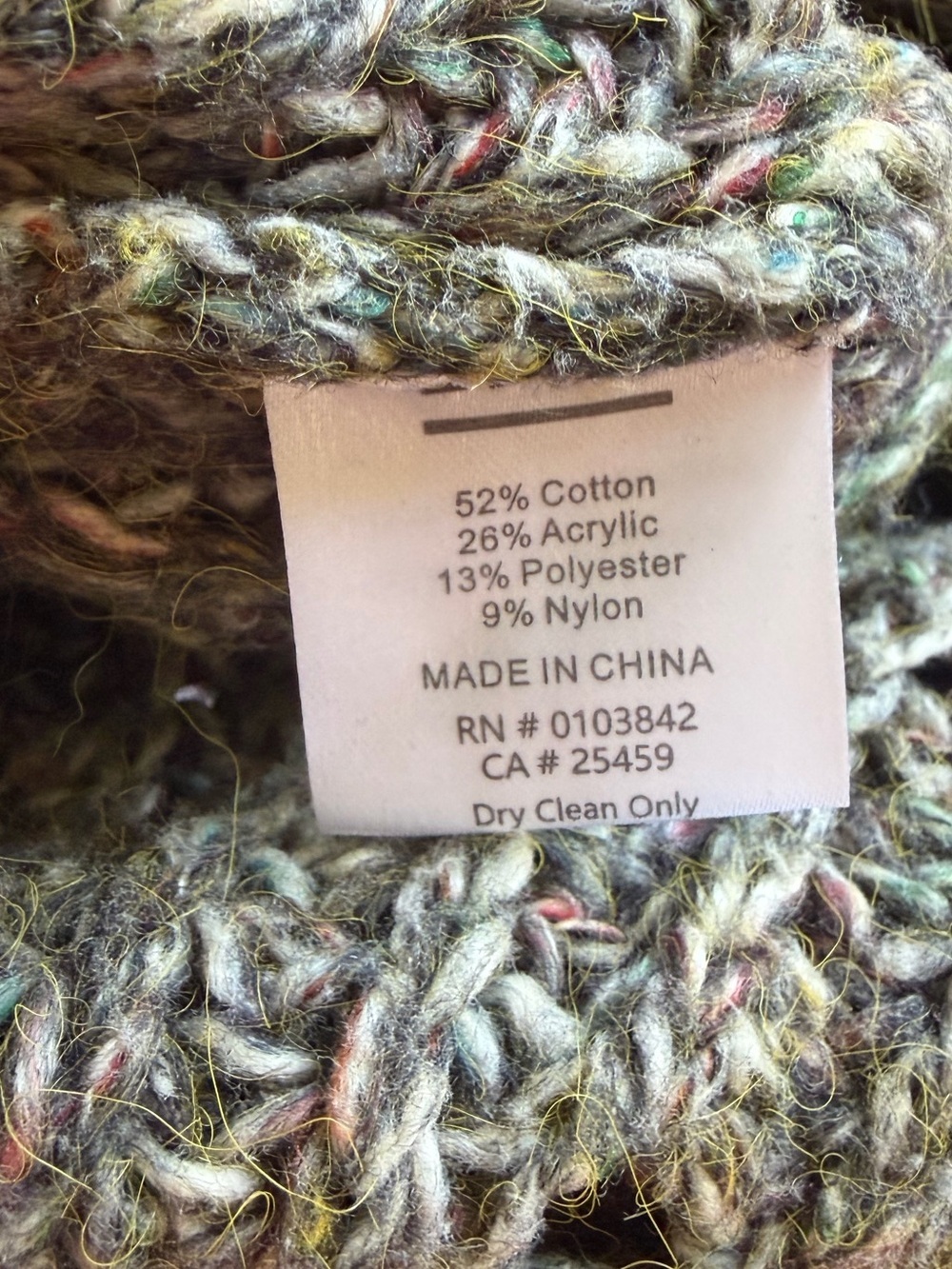 Line the Label Constance Chunky Knit Sweater Earth Tone Oversized Small - Picture 9 of 11